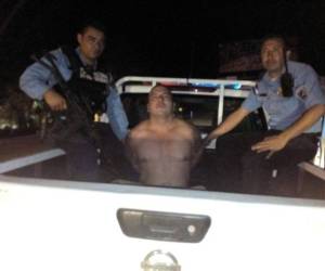 El supuesto miembro de la mara 18 fue trasladado a los juzgados del departamento de Choluteca.