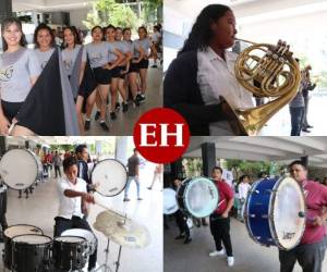 Un repertorio de canciones y diversidad de géneros planean ofrecer al público las dos bandas que tiene el Instituto Central Vicente Cáceres (ICVC). Conozca los jóvenes que integran estos talentosos grupos y la preparación que llevan. Foto: Eduard Rodríguez/ EL HERALDO