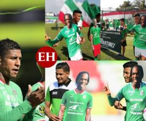 El fallecido exdelantero del Marathón, Walter 'Pery' Martínez, recibió un homenaje con pancartas previo al duelo ante Honduras Progreso. Fotos: EL HERALDO