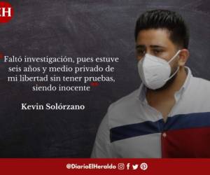 Kevin Solórzano salió de la cárcel y ahora espera la repetición de su juicio. Este día habló sobre su tiempo tras las rejas, sus deseos y sus planes a futuro. A continuación sus frases...