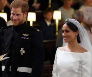 Una fotografía de Harry y Meghan cuando se casaron el pasado 19 de mayo. Foto: Agencia AFP