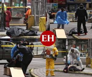 La ciudad de Quito registró en dos semanas la muerte de al menos 19 personas en casas y calles por diversas causas, informó el jueves el alcalde de la capital, Jorge Yunda, que dijo que varios de estos decesos fueron por coronavirus. Fotos: Agencia AFP.