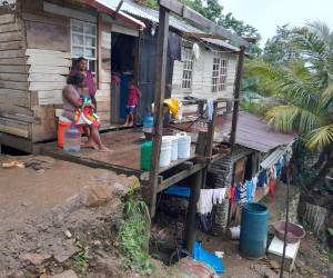 Alrededor de 934 familias resultaron afectadas por lluvias a nivel nacional, según Copeco.
