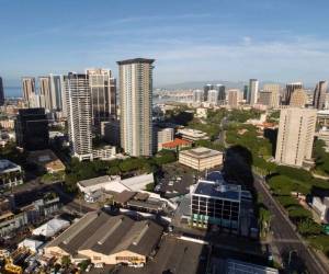 Instalación de alerta de ataque con misiles en Honolulu. Foto AFP