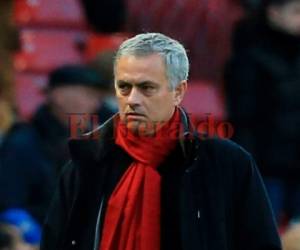 José Mourinho, entrenador portugués del Manchester United.
