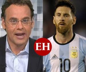 Fue a través de Twitter que el comentarista deportivo le envió un mensaje al crack del FC Barcelona.