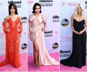 Así de bellas llegaron Camila Cabello, Vanessa Hudgens y Bebe Rexha a la premiación.