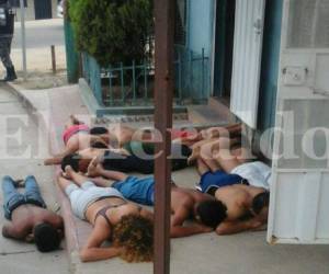 Doce personas fueron detenidas este miércoles en Danlí, El Paraíso en el marco de la operación 'Tornado'.