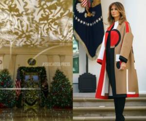La Casa Blanca dijo que las decoraciones incluyen un árbol podado por familiares de militares muertos en combate.