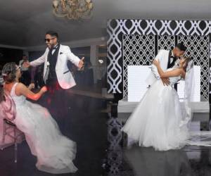 El jugador de los Lobos de la UPNFM compartió fotos de su boda, misma que se llevó a cabo el mes pasado. Momento especial para el jugador hondureño
