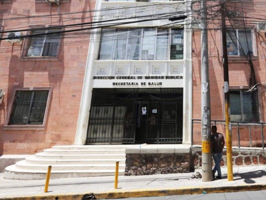 Sede de la Secretaría de Salud en el barrio El Centro de Tegucigalpa.