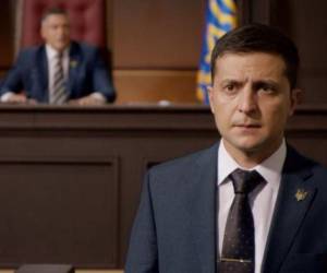 El presidente ucraniano en la serie “Servidor del Pueblo”.
