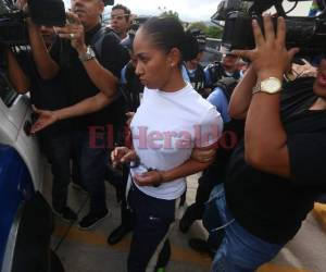 Senia María Ocampo el día de su captura. Foto Alex Pérez| EL HERALDO