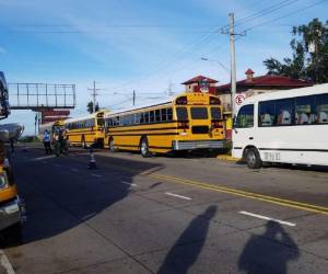 Los transportistas exigen una respuesta inmediata del Instituto Hondureño del Transporte Terrestre.
