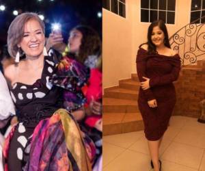 En esta imagen Ninoska de Ponce, que murió el 23 de marzo luego de luchar por varios meses contra el cáncer, y en la imagen de la derecha su hija Hannah de Turcios.