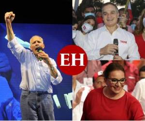 Nasry Asfura, Yani Rosenthal y Xiomara Castro tendrán la tarea de llevar a sus partidos políticos al triunfo en las elecciones generales de noviembre. Fotos: Marvin Salgado/ Efraín Salgado| EL HERALDO