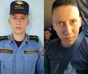 El oficial Carlos Vallecillos Vaquedano falleció de forma inmediata luego de recibir varios impactos de arma en el cuerpo.