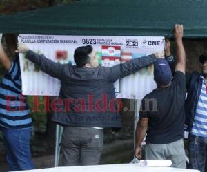Alrededor de las 7:00 de la mañana, el Consejo Nacional Electoral (CNE) dio inicio oficialmente a las elecciones generales en Honduras. FOTO: David Romero/EL HERALDO