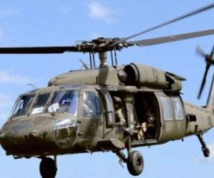 Imagen ilustrativa de un helicóptero tipo UH-60 Black Hawk del Ejército de Colombia. Foto ElPais.cr