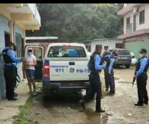 Las mujeres fueron detenidas por la Policía Nacional en El Negrito, Yoro.