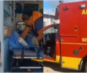El herido fue trasladado al Hospital Santa Teresa, en Comayagua, donde permanece bajo atención médica.
