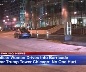 La mujer se encuentra detenida para determinar cual era su intención al pretender estrellarse contra el edificio de Trump.