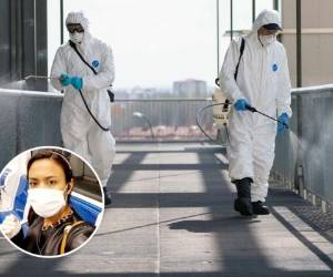 España superó este lunes 23 de marzo las 2,000 muertes por la epidemia de coronavirus (Covid-19). La periodista Marisela Sánchez (foto inserta) cuenta cómo vive la comunidad hondureña estos días. Foto: Agencia AFP.