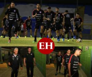 La selección de Chile realizó su segundo entrenamiento en San Pedro Sula la noche del domingo en el estadio Morazán. (Fotos: Moisés Valenzuela / EL HERALDO)