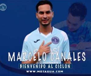 Marcelo Canales es el nuevo jugador de Motagua. El volante firmó por un año.