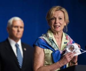 La doctora Deborah Birx, lÃ­der de la comisiÃ³n a cargo de la lucha contra la pandemia en Estados Unidos, en un evento en Washington el 8 de julio del 2020. (AP Photo/Manuel Balce Ceneta)