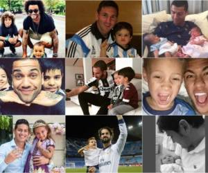 ¡Hermosura! Estas figuras del fútbol, cuando están en familia, se olvidan por completo del terreno de juego y se dedican de lleno a sus hijos. ¡Aquí las fotos! (Todas las imágenes fueron tomadas de las redes sociales)