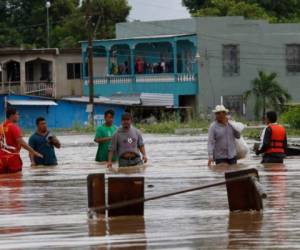 Eta y Iota inundaron recientemente el Valle de Sula.