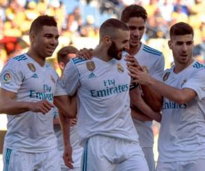 Benzema y Bale le dieron la victoria al Real Madrid en el Gran Canaria.Foto AFP