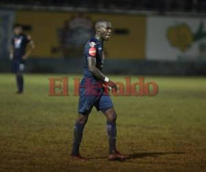 Rubilio Castillo en el partido Juticalpa vs Motagua en el Juan Ramón Brevé Vargas. (Foto: David Romero / EL HERALDO)