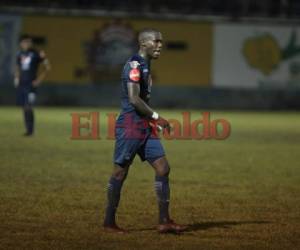 Rubilio Castillo en el partido Juticalpa vs Motagua en el Juan Ramón Brevé Vargas. (Foto: David Romero / EL HERALDO)