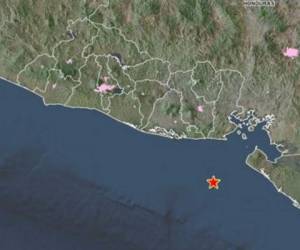 El epicentro del sismo fue en la costa La Unión de El Salvador a eso de las 10:22 de la mañana. Foto: Captura