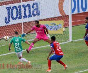 Olimpia y Marathón pelean el primer lugar de la competencia nacional a falta de un partido para culminar las vueltas regulares. Foto: EL HERALDO.