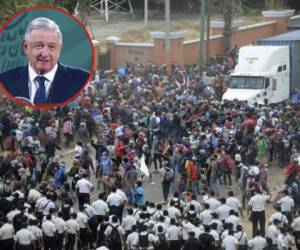 El presidente López Obrador recordó que en su comunicación con Biden le planteó un programa de desarrollo en Centroamérica para que la gente no se vea obligada a emigrar. Foto: AFP.