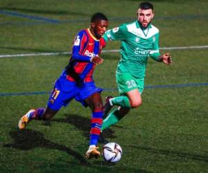 El equipo azulgrana acabó imponiéndose 2-0 en la prórroga al Cornellà (2ª división B), que en la ronda anterior había eliminado al Atlético de Madrid. Foto: AP
