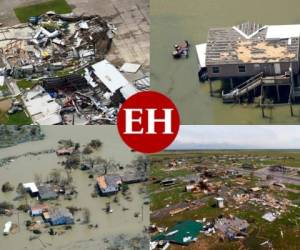 Luisiana sufre cuantiosos daños a unas horas del azote del huracán Laura, que arrancó techos, destrozó edificios y dejó al menos un muerto en ese territorio del sur de Estados Unidos. Las imágenes aéreas dan fe de la devastación provocada.