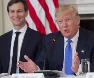 Jared Kushner, el yerno de Donald Trump es la mano derecha del presidente. Foto AFP