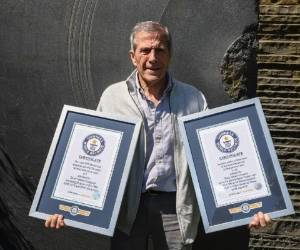 Tabárez lleva 185 partidos dirigiendo a Uruguay entre sus dos períodos, entre 1988 y 1990 y desde 2006 a la fecha. (AFP)