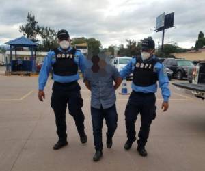 El sospechoso fue capturado en las últimas horas en Ojojona, por funcionarios policiales asignados a la capital.