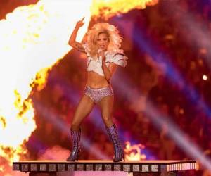 El show de medio tiempo de Lady Gaga tuvo un costo de 10 millones de dólares. Foto: AFP
