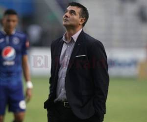 Diego Martín Vazquez, entrenador de los azules del Motagua. Foto: Juan Salgado / El Heraldo.