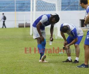 Alberth Elis está dando el doble de esfuerzo para recuperarse y estar listo para la Copa Oro. Foto: Edwin Romero/EL HERALDO