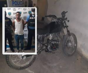 El presunto sicario fue detenido en su casa de habitación, donde se encontró una motocicleta.