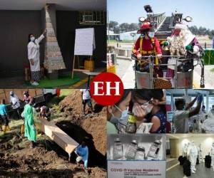 A una semana de la Navidad se multiplican nuevamente las restricciones ante la variante ómicron del coronavirus, con un confinamiento en Holanda y la cancelación de fiestas y cierre de sitios culturales en otros países, mientras crece la presión sobre los no vacunados.La variante, identificada un mes atrás en Sudáfrica, ha sido detectada en cerca de 80 países y avanza aceleradamente en Europa, donde podría convertirse en dominante para mediados de enero, según la Comisión Europea. ¿Qué está sucediendo en los otros países del mundo a 12 días de terminar el 2021? Haz clic a continuación. FOTOS: AFP