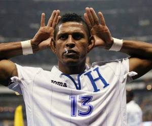 'Ajá, ajá, ¿qué decían?', fue la celebración de Carlo Costly en el estadio Azteca aquel 6 de septiembre de 2013. (Foto: Deportes EL HERALDO)
