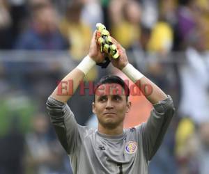 Keylor Navas jugó un gran partido ante Brasil, pero los últimos minutos fueron fatales para Costa Rica. Foto:AFP